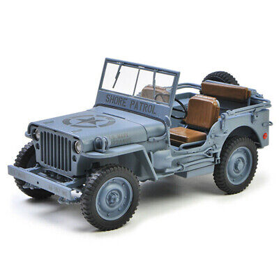 1:18 WELLY Diecast Car Model 1941 Jeep Willys MB WWII US Military Collection