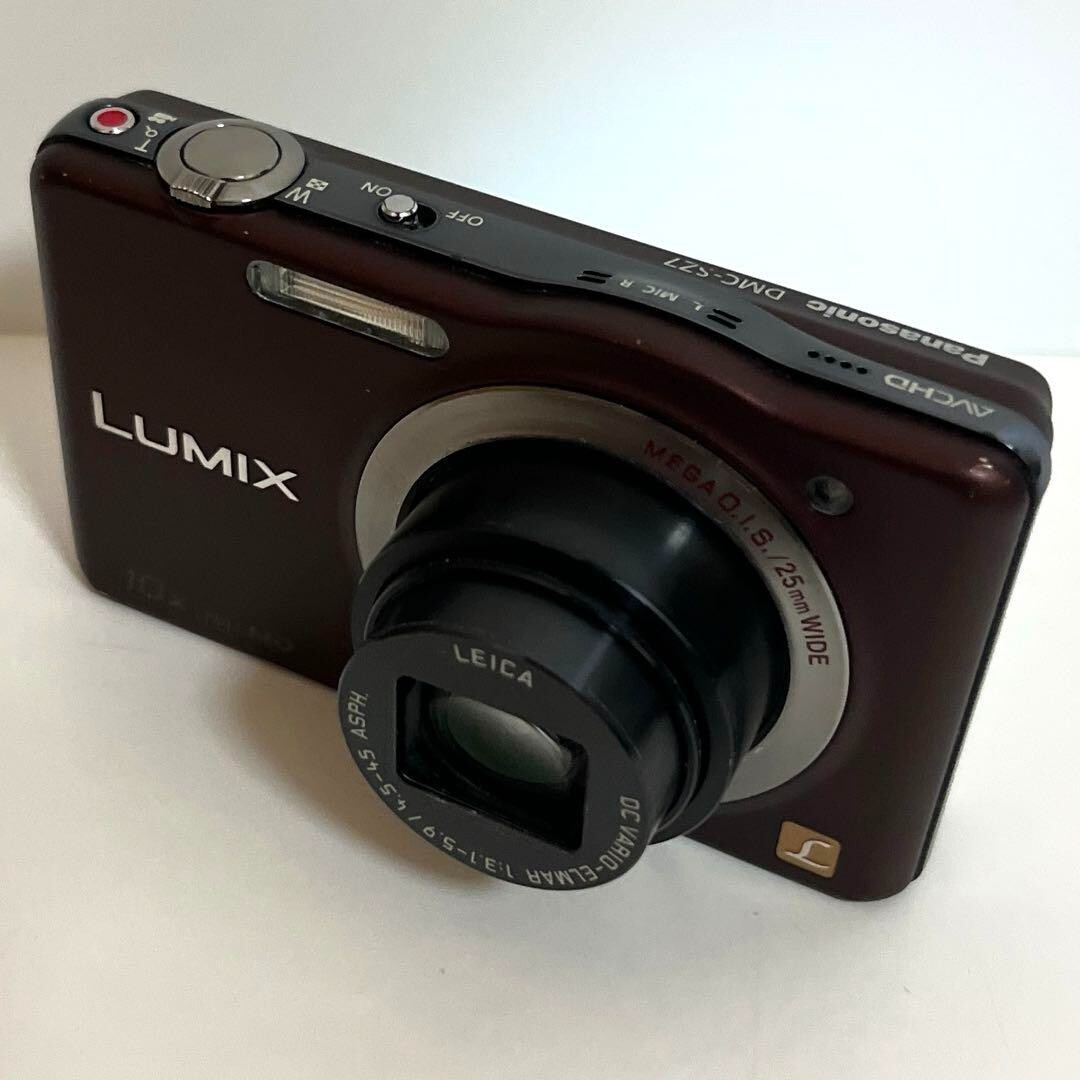 美品 Panasonic LUMIX DMC-SZ7 ブラウン デジカメ Panasonic LUMIX DMC-SZ7 Brown 14.1MP Digital Camera 10x Zoom