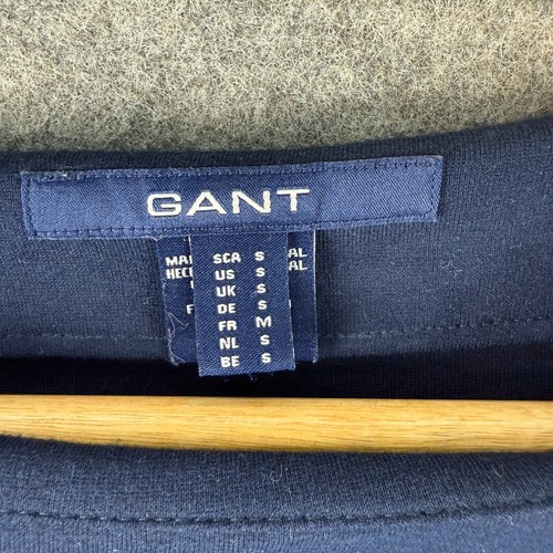 Gant Dress Womens Size UK Small Navy Blue Short Sleeve Fitted Pullover - Picture 5 of 8