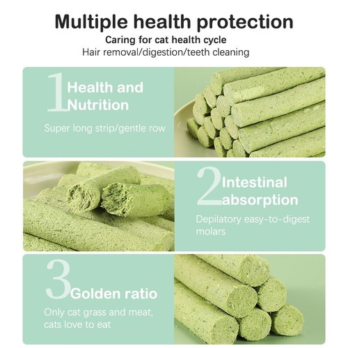 CatGrass Teeth Cat Grinding Stick Snacks Grass Cat Hairball and Teeth Cleaning - Picture 6 of 6