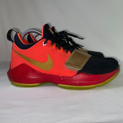 Nike PG ID Paul George Men's Size Basketball Shoes Blue/Gold/Black 