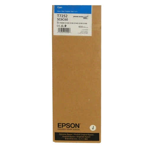 Original Epson Ink Cartridge C13T725200 Cyan for SURECOLOR SC-F 2000 2100 AG