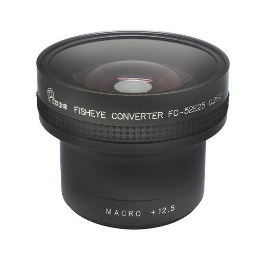 52mm 0.45X 52mm 0.25X Fisheye Wide Angle Lens For Canon Nikon Pentax Camera - Picture 6 of 8