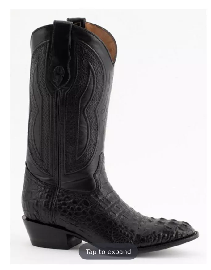 Ferrini black caiman clearance boots