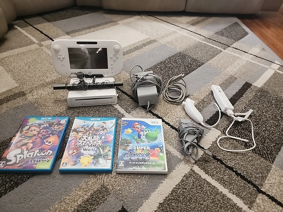 japanese wii u console With Games And Wii Remote - Image 3 of 4