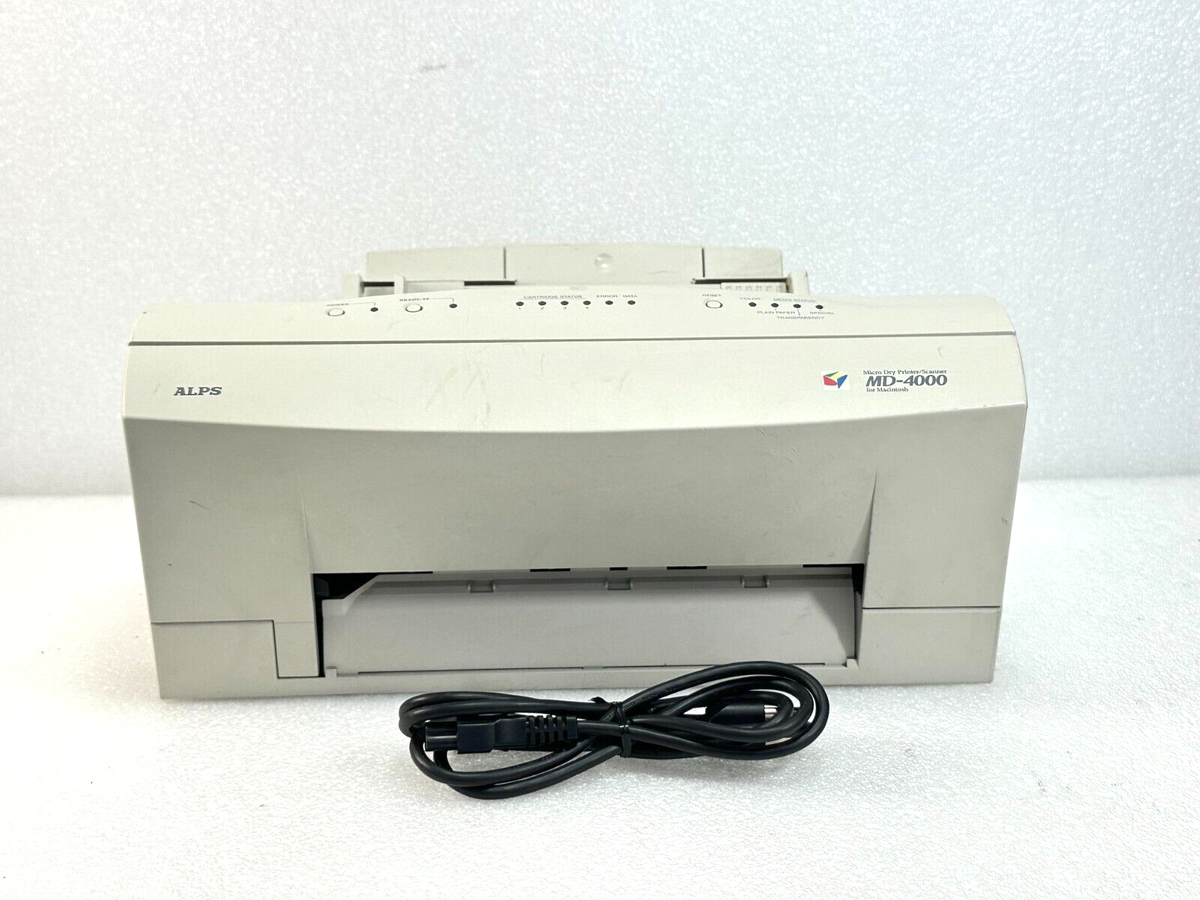 ALPS MD-4000 Micro Dry Photo Realistic Color Prntr Scanner for Mac