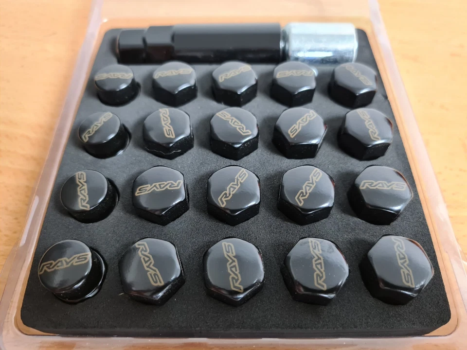 Rays Steel Wheel Nut Lug Set, Inc Locking - 12 x 1.25 - Fits Nissan Subaru etc - Image 3 of 4