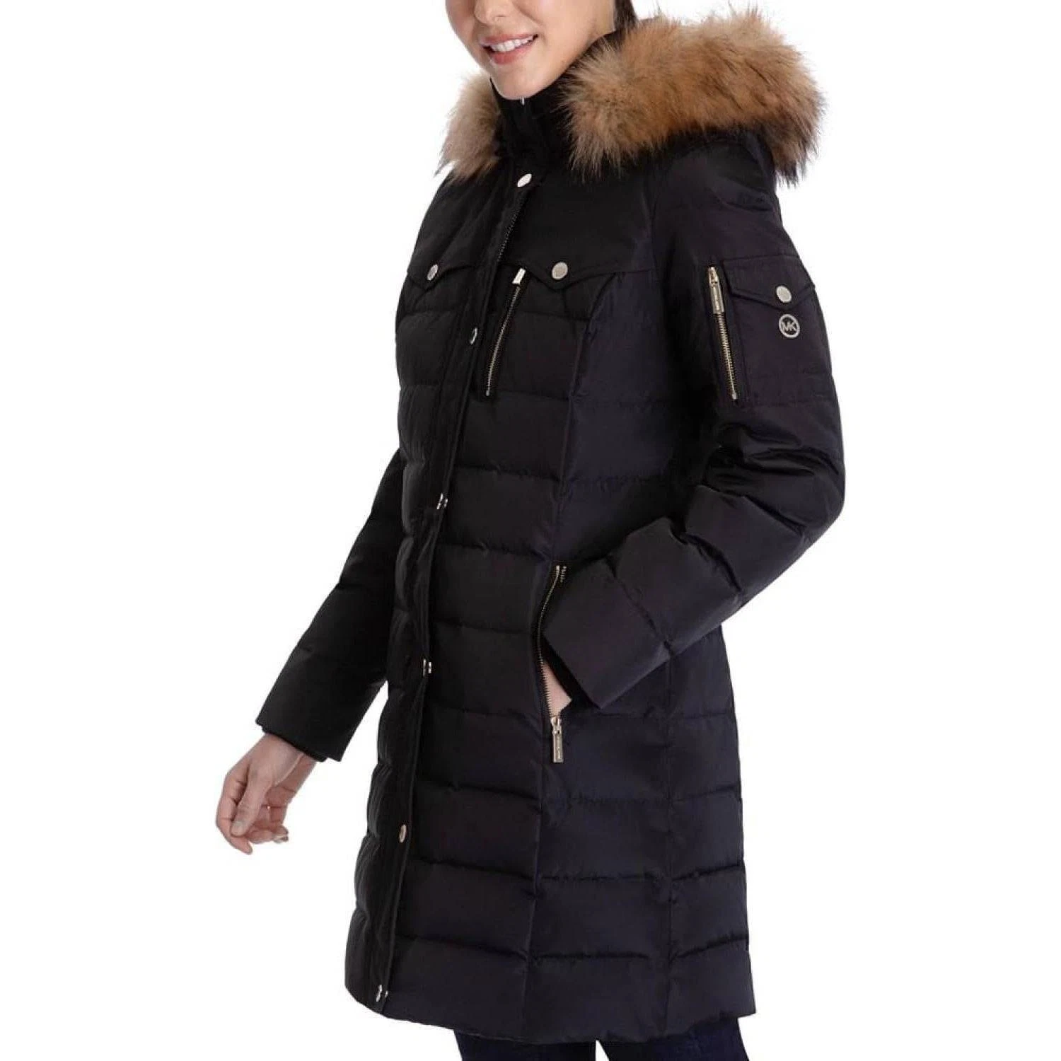MICHAEL Michael Kors piumino donna cappotto invernale MOSSO SCURO