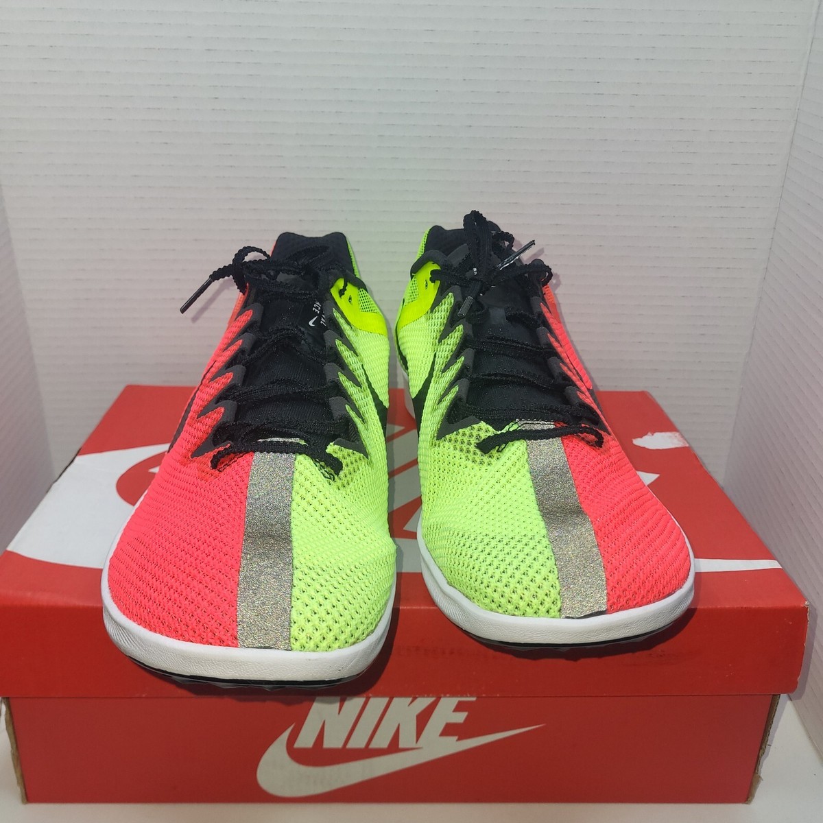 Nike Zoom Rival Distance Spikes Men’s Sz10 Jasari Bright Crimson Volt DC8725-601 Nike Zoom Rival Distance Spikes Men main image 4