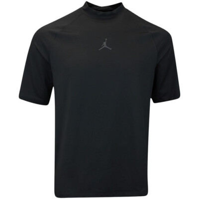 NIKE AIR JORDAN MEN'S DRI-FIT PERFORMANCE MOCK NECK GOLF POLO MEDIUM