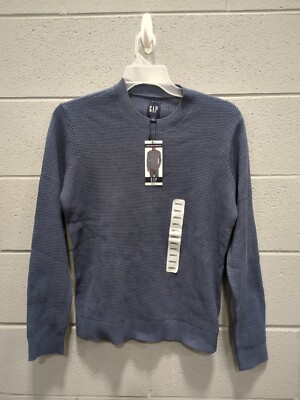 GAP Mens S  Crew Neck Soft Quality Classic blue