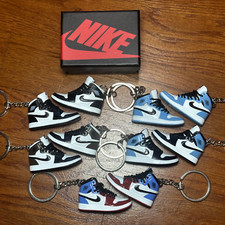 Air Jordan 1 High 3D Mini Sneaker Keychain and Shoe Box Option US Seller