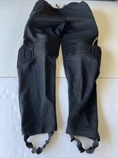 Diadora Soccer Goalie Pants Men's Large Padded With Stirrups Outside Black