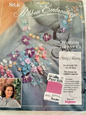 Silk Ribbon Embroidery Wearable Transfer Kit #33550 Spring Morning