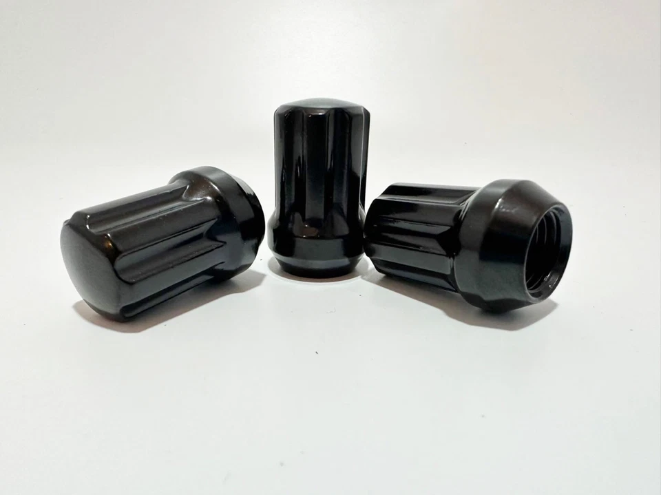 20 tuercas cortas negras de 7 líneas 1/2"-20 para Jeep CJ CJ3 CJ5 CJ5A CJ6 CJ6A CJ7 Foto 2 de 4