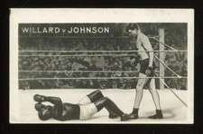 1923 The Rocket Famous Knock-Outs Boxing #11 Willard v. Johnson VG