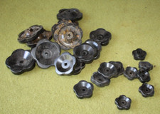 Uchwyt gwiazdowy, uchwyt obrotowy, uchwyt kwadratowy, gwiazda, uchwyt maszynowy bakelitowy VEB NRD