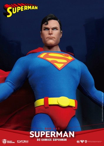 Figura de acción Beast Kingdom DAH-045 DC Comics Superman Dynamic 8ction Heroes nueva - Imagen 6 de 10