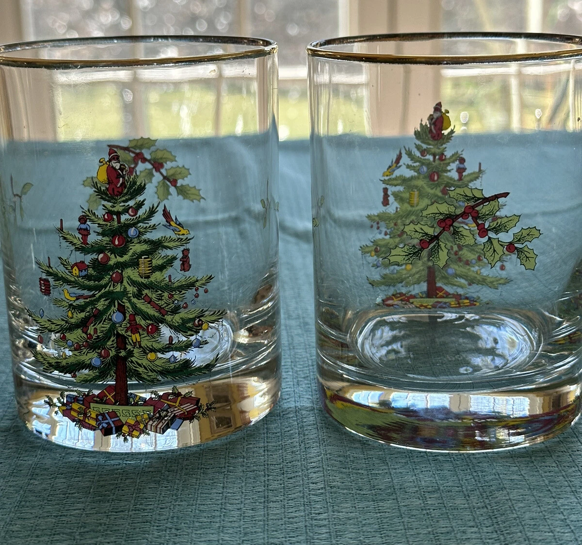 Spode Christmas Tree Old Fashioned Glass - Thumbnail 3
