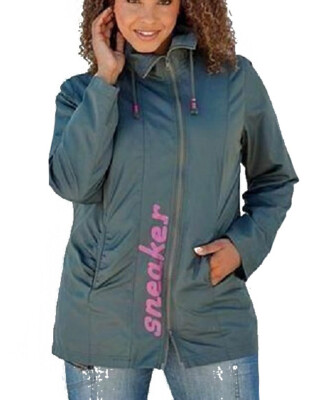 Marken Jacke Windjacke Windbreaker Gr. 48 oliv Übergangsjacke 727860 Outdoor NEU