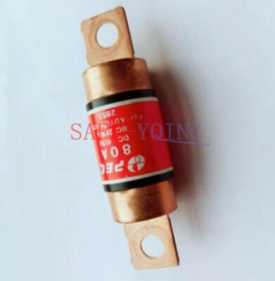 New 1PC PEC 80A New Energy High Voltage Automotive Fuse DC450V BC2000A