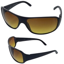 HD High Definition Vision Driving Golf Sunglasses WrapAround Blue Blocker Lens