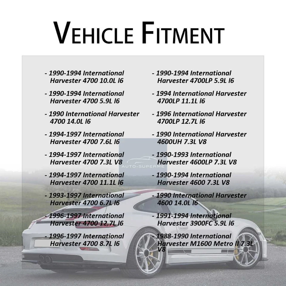 Juego de mangueras de freno delanteras 2x para International Harvester 4800 7,3 L 1995-1997 Foto 2 de 4