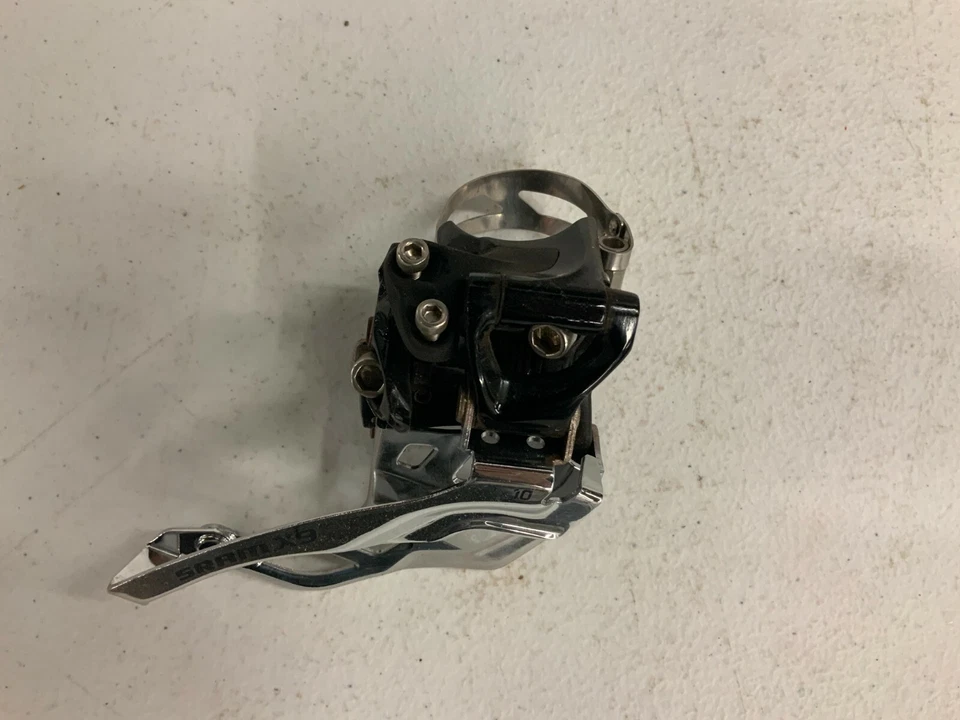 New old stock, SRAM X9 2x10 high clamp, dual pull, front derailleur - Image 2 of 4