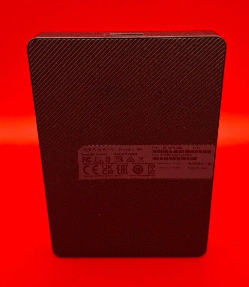 SEAGATE Expansion SW External Hard Drive - 1 TB, Black - NO CABLE - Image 2 of 4