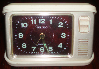Réveil De Voyage / De Table Pliable Seiko Vintage