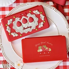 GeekShare Game Card Case for Switch Portable Holder Box 24Slot Spring Strawberry