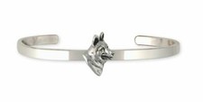 German Shepherd Bracelet Jewelry Sterling Silver Handmade Dog Bracelet GS14-CB