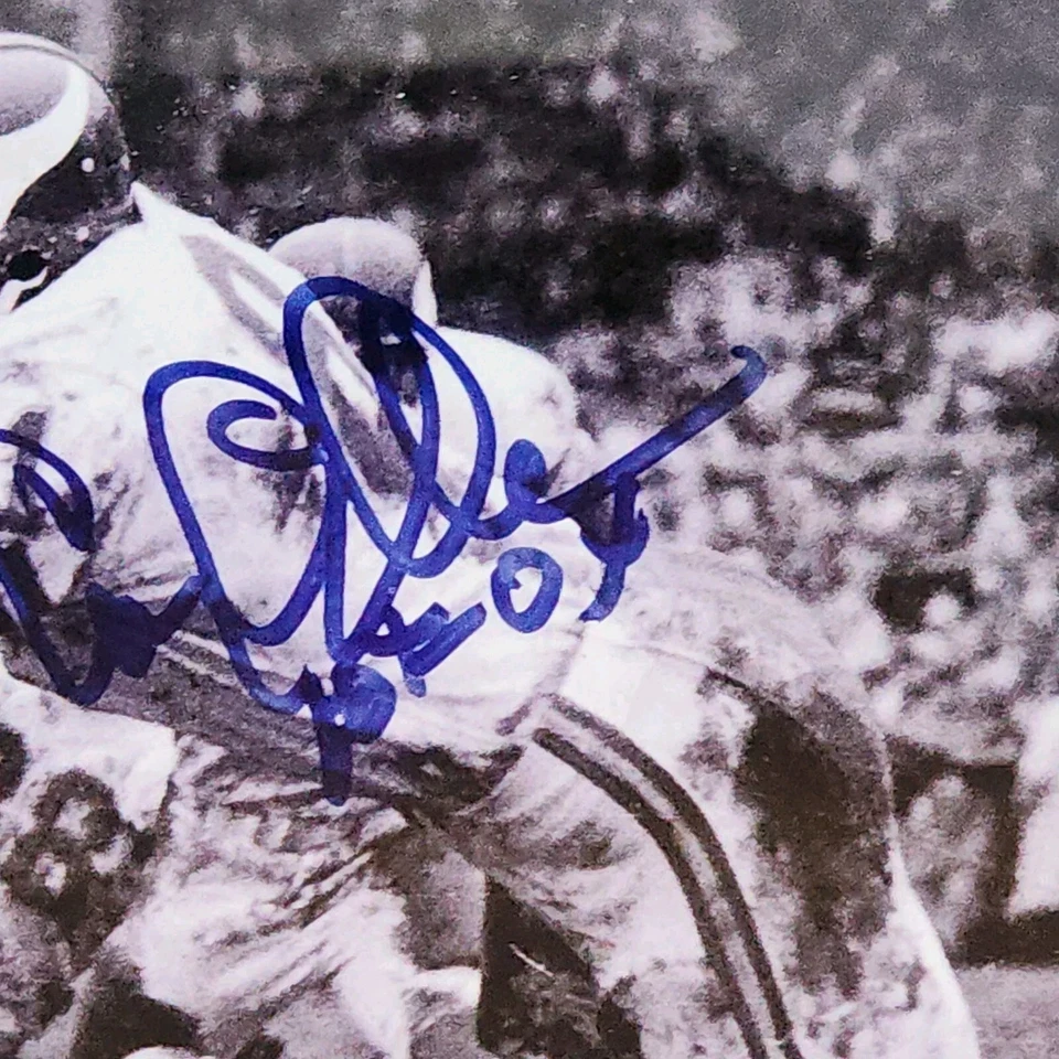 Minnesota Vikings CARL ELLER Signed "HOF '04" Autograph Auto B&W 8x10 Photo COA - Image 3 of 4