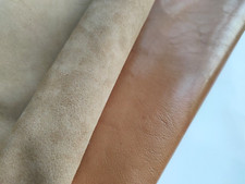 economy brown real goat skin hide