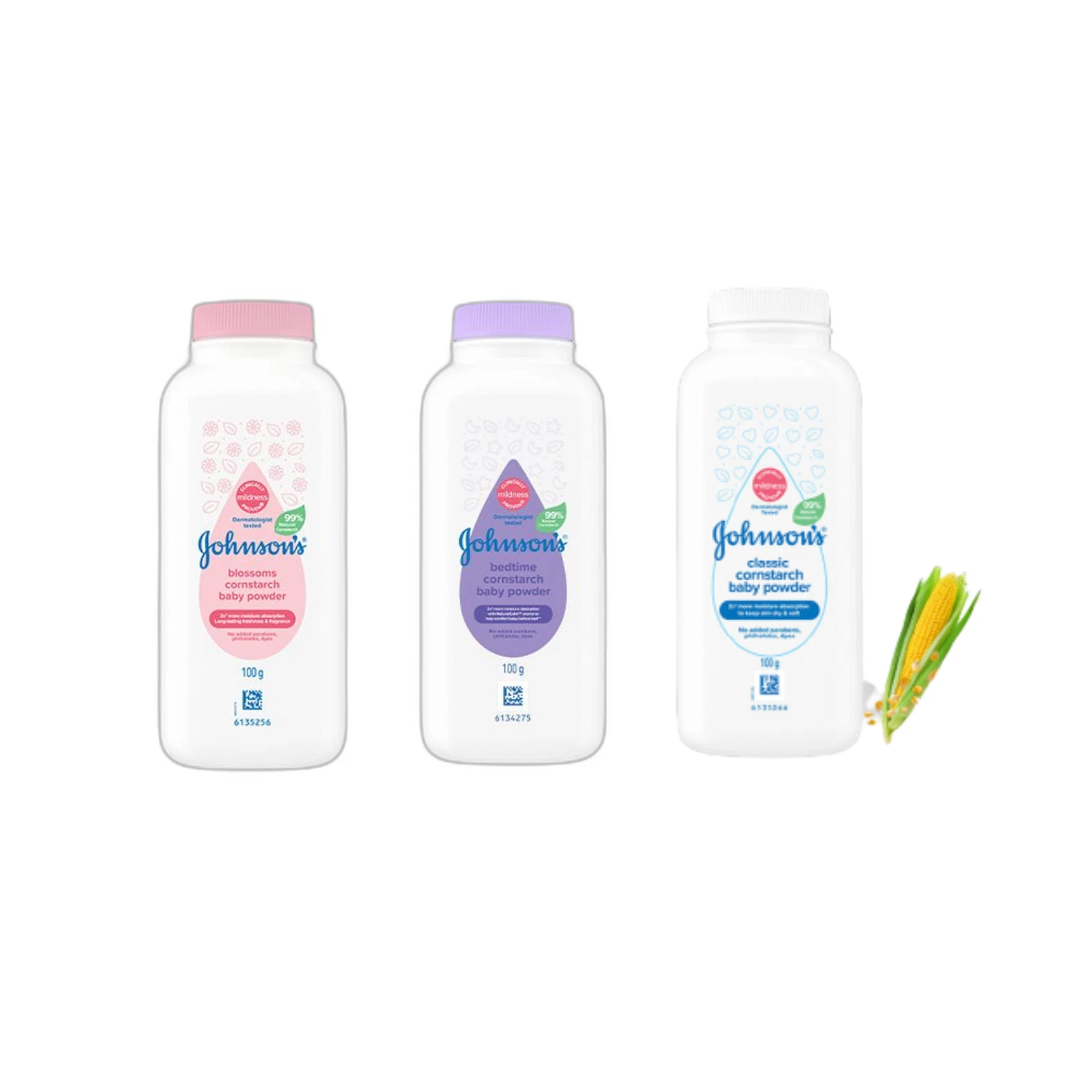 3 x Johnson's Cornstrach Baby Powder Keep Skin Dry &Soft 100g 3 SOFTNESS VARIANS
Opens in a new wind