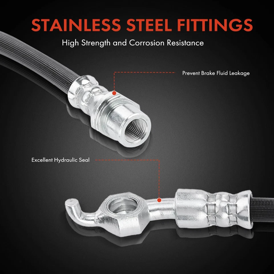 2x Manguera hidráulica de freno lateral trasero para Lexus ES300 1992-2001 Toyota Camry 97-01 Foto 4 de 4