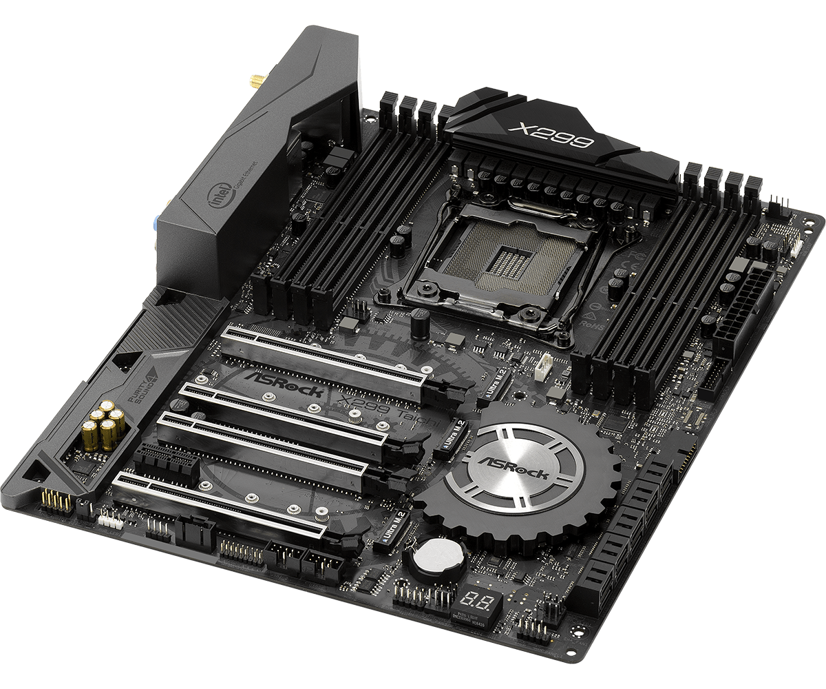 ASRock Taichi X299 Motherboard Workstation Support intel