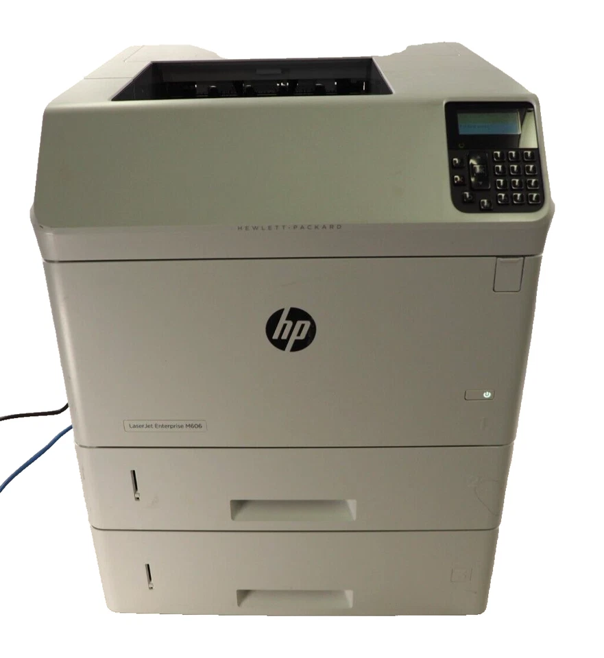 HP LaserJet Enterprise M606 Monochrome Laser Printer E6B72A BOISB-1404-00 - Image 3 of 4
