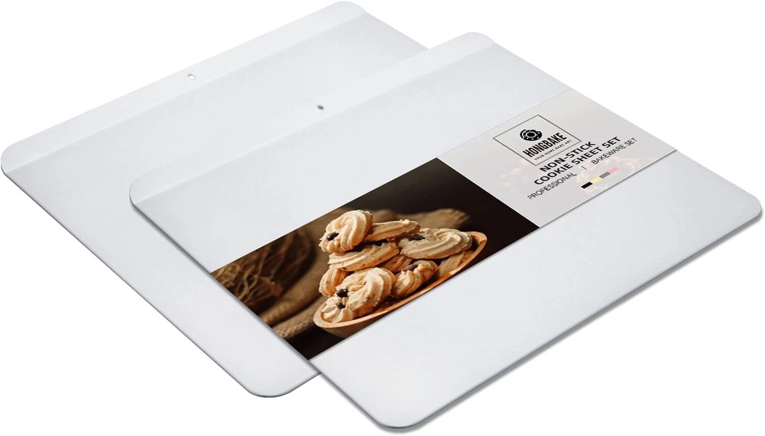 Natural 2 Pack Cookie Sheet Set, 16" X 14 Nonstick Insulated Baking Pan
Opens in a new window or tab