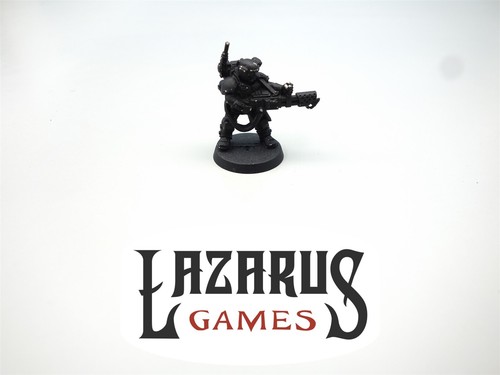 Warhammer 40k Astra Militarum Guardia Imperial - Kasrkin con Llama (op metal) - Imagen 1 de 4