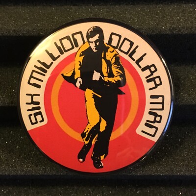 Fridge Fun Refrigerator Magnet SIX MILLION DOLLAR MAN /"BIONIC CRISIS/" 70s Retro