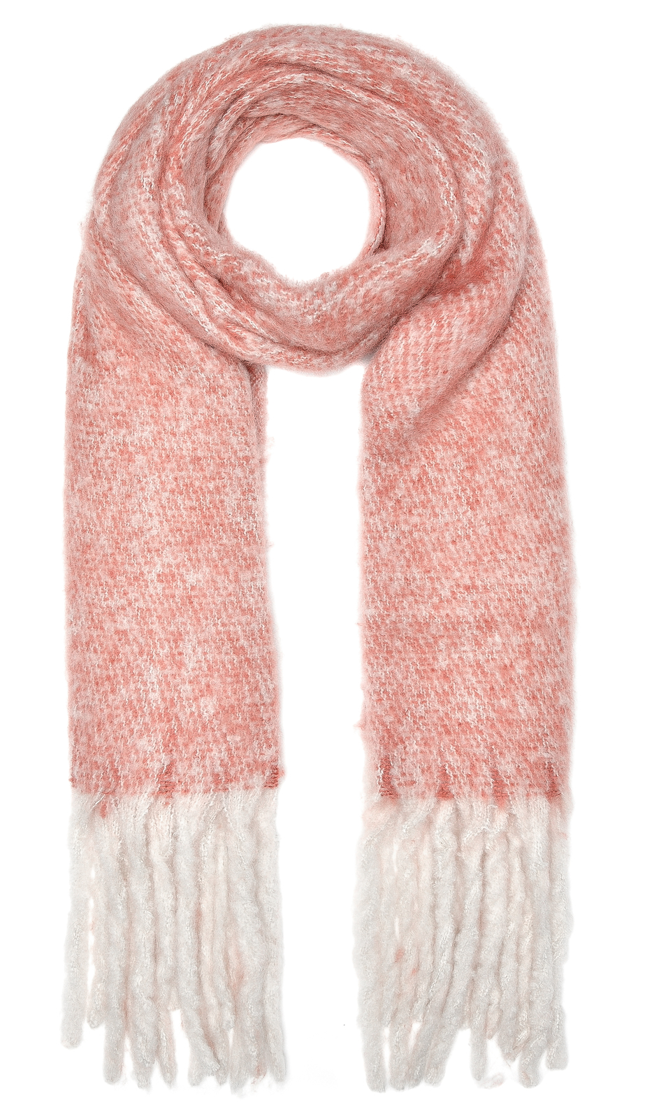 Женский вязаный шарф с бахромой XXL шерстяной шарф оверсайз зимний шарф autiga 3690₽