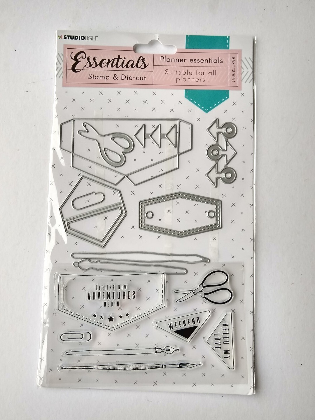 Studio Light Dies & Stamps Planner Essentials Journalling Planners Cardmaking