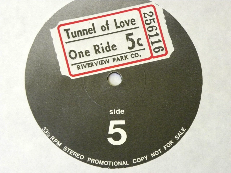 Bruce Springsteen Love Me Tender 4 LP Set Rare Danish PROMO Tunnel of Love Tour - Image 3 of 4