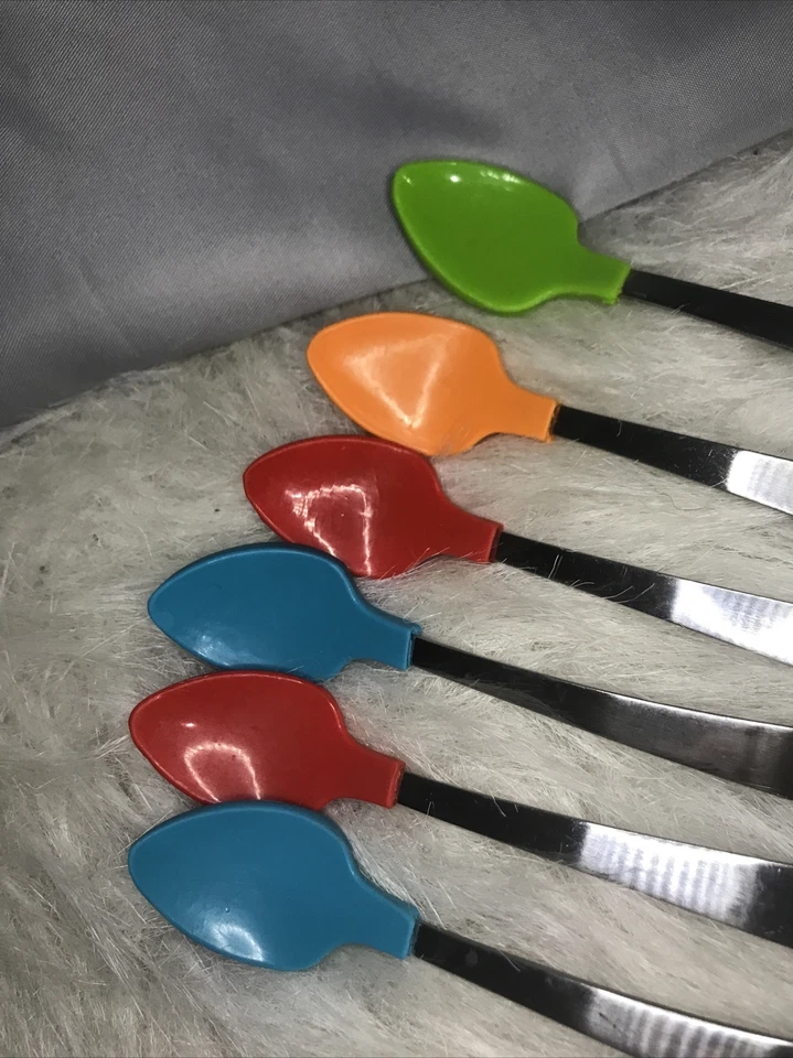 Juego de 6 cucharas de mordida suave Gerber Graduates utensilios de bebé con punta de silicona suave 12 Foto 3 de 4