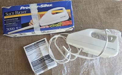 Proctor Silex Slice Right Electric Knife #74300 No Blades Working