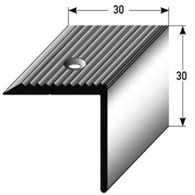 PROVISTON Treppenkanten- & Winkelprofile Severina H: 30 mm B: 30 mm Aluminium