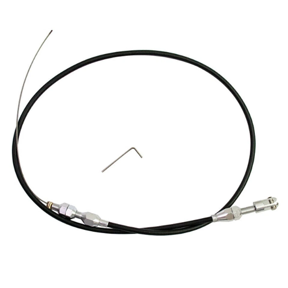 36" Adjustable Car Stainless Steel Modified Throttle Cable Accelerator Cable Kit Foto 4 de 4