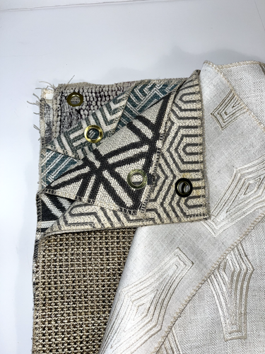LOT 20 BERNHARDT Collection Beige White Cream FURNITURE Textile 17 x 12 " Swatch - Picture 23 of 23