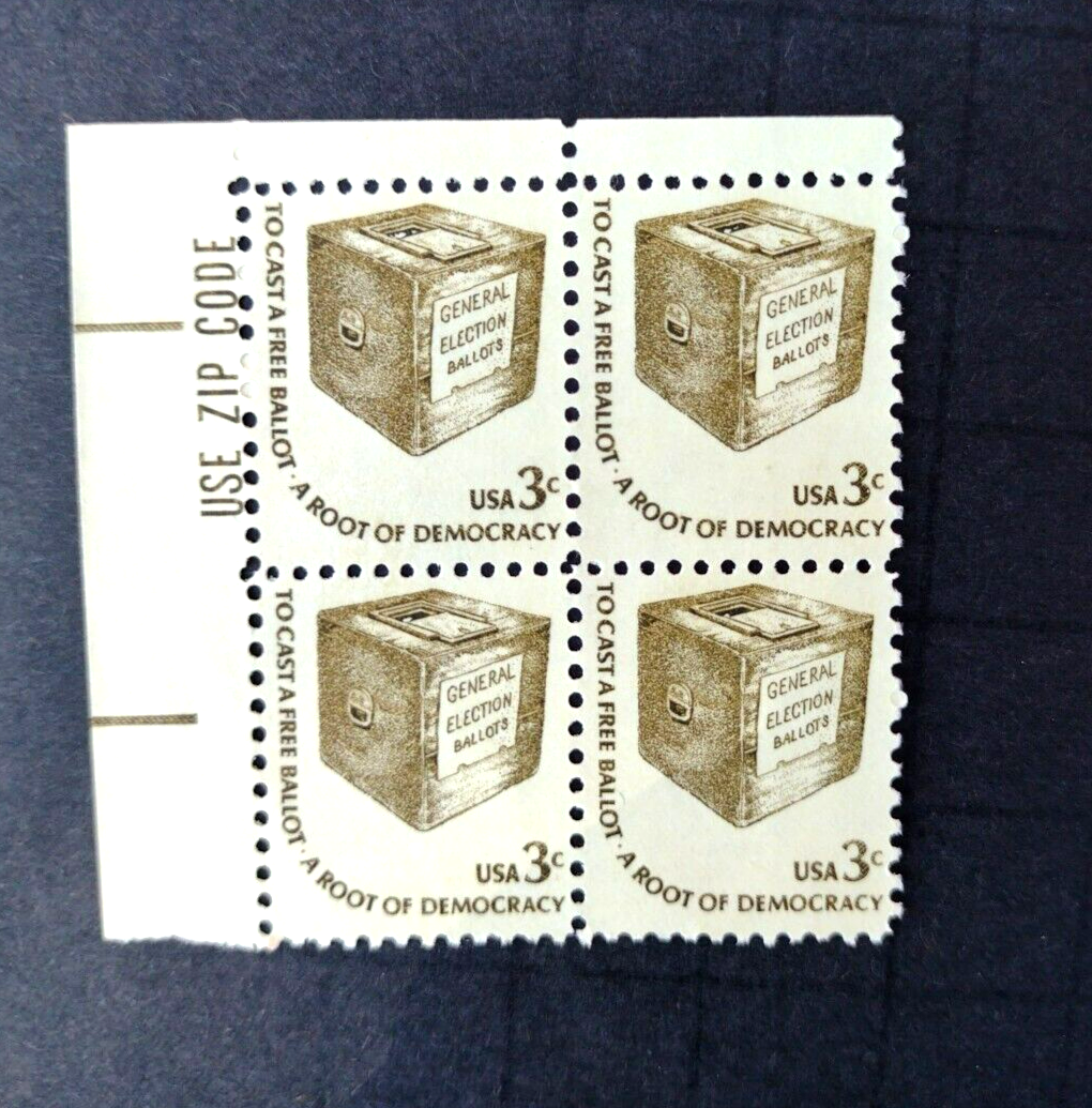 Scott 1584To Cast a Free Ballot A Root of Democracy 3 Cent Stamps